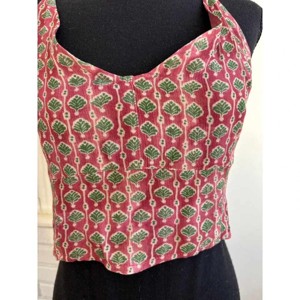 Free People NEW WITH TAGS Rae Halter‎ Crop Top Small boho festival prairie
